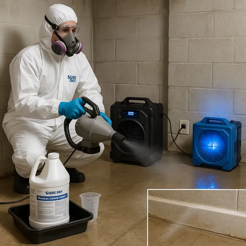 Sanitization and Odor Removal process in Dixon, CA